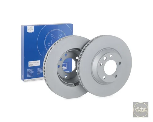 Диск гальмівний передній 7L6615302E (24.0134-0124.1) для Skoda / VW / Audi / Seat (VAG)