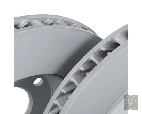 Диск гальмівний передній 7L6615302E (24.0134-0124.1) для Skoda / VW / Audi / Seat (VAG)