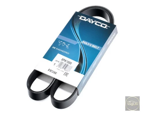 Пас генератора 04E145933A (6PK1000) для Skoda / VW / Audi / Seat (VAG)