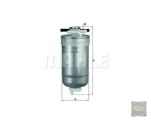 Фільтр паливний 1J0127401A (KL233 / 2) для Skoda / VW / Audi / Seat (VAG)