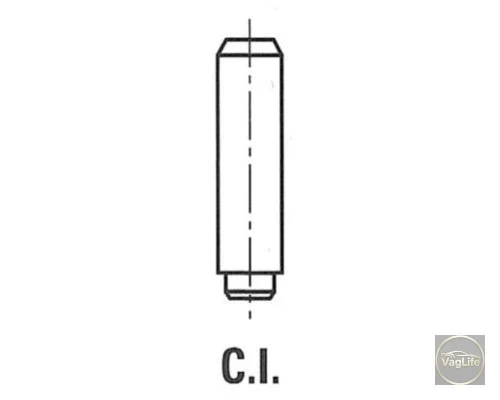 Напрямна клапана G11384 для Skoda / VW / Audi / Seat (VAG)