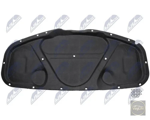 Шумоізоляція капоту 3B0863835C (EZC-VW-515) для Skoda / VW / Audi / Seat (VAG)