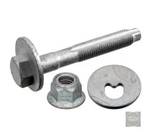 Болт M12 x 82,5 LCC (ексцентрик) нижній/зовнішній комплект 1+1+1 Febi