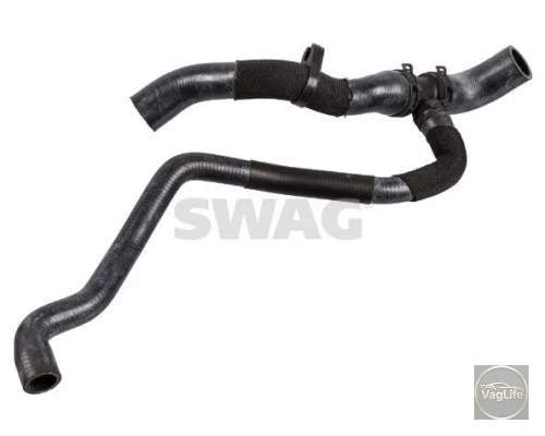 Патрубок водяний радiатора верхній 6R0122101AD (33102339) для Skoda / VW / Audi / Seat (VAG)