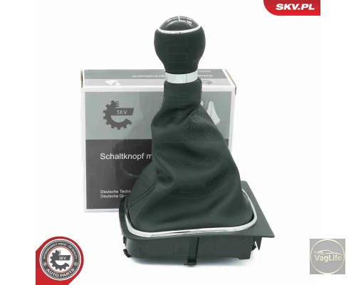 Ручка КПП пильник 1K0711113BK (63SKV491) для Skoda / VW / Audi / Seat (VAG)