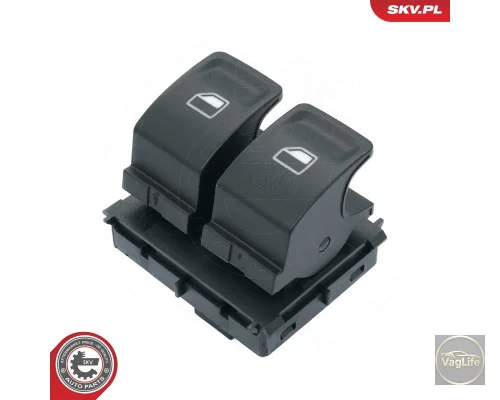 Кнопка склопідіймача передній лівий ЦЗ 5E0959858WHS (37SKV477) для Skoda / VW / Audi / Seat (VAG)