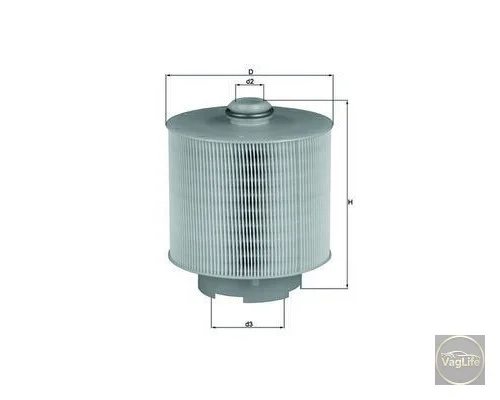 Фільтр повітря двигуна 059133843B (LX1006 / 1D) для Skoda / VW / Audi / Seat (VAG)