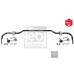 Стабілізатор задній 1K0511409BP (175046) для Skoda / VW / Audi / Seat (VAG)